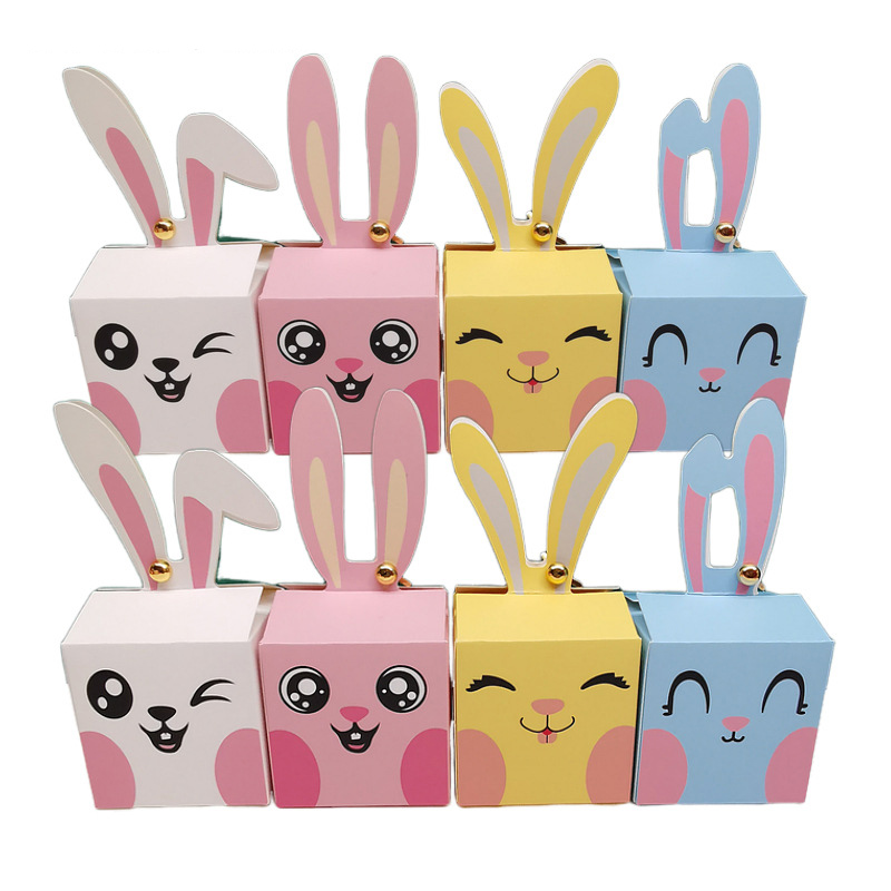 Baby Food Storage - 12/24Pcs Cartoon Rabbit Candy Box Happy