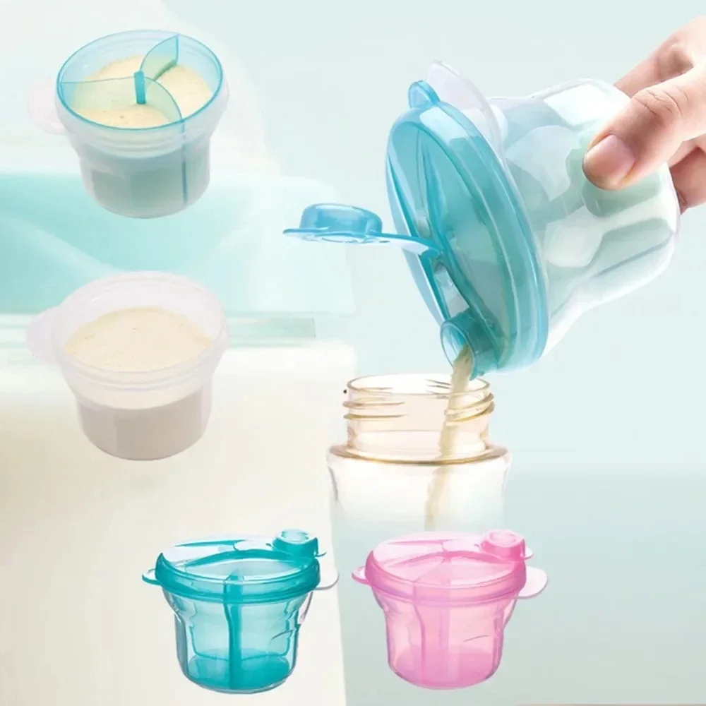 Baby Food Nan - 3-grid Portable Formula Dispenser for Infant