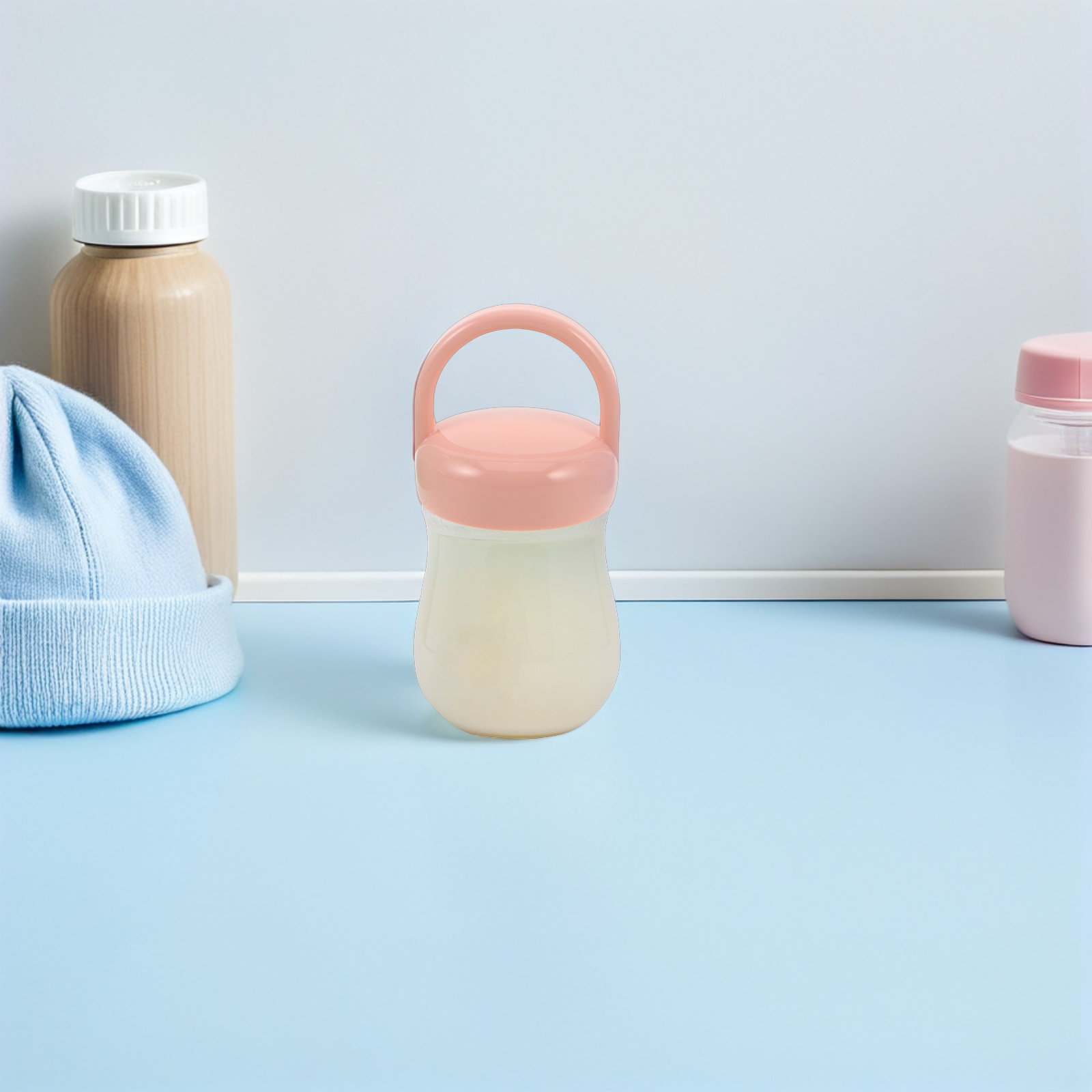 3Pcs Baby Bottle Caps Ergonomi - Baby Food Storage 评论和价格