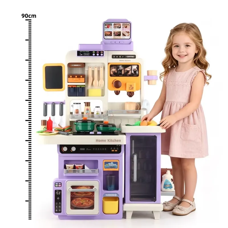 90cm Large Pretend Play Kitche - Baby Food Game 评论和价格