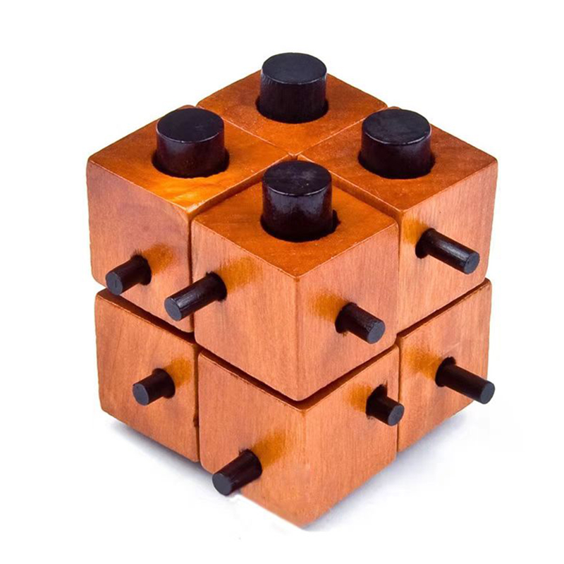Wooden Brain Teaser Puzzles Un - Baby Food Game 评论和价格