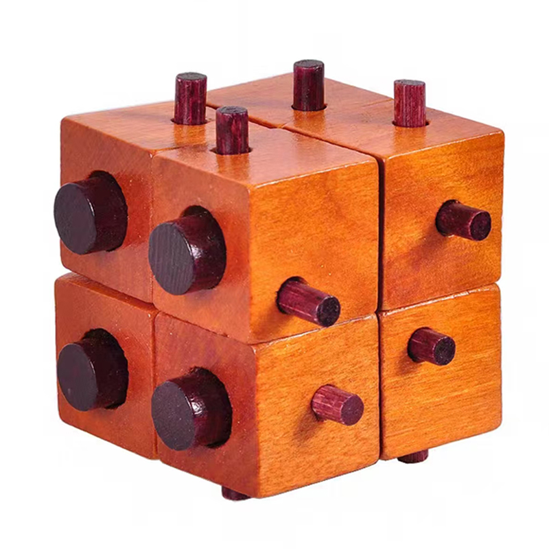 Wooden Brain Teaser Puzzles Un - Baby Food Game 评论和价格