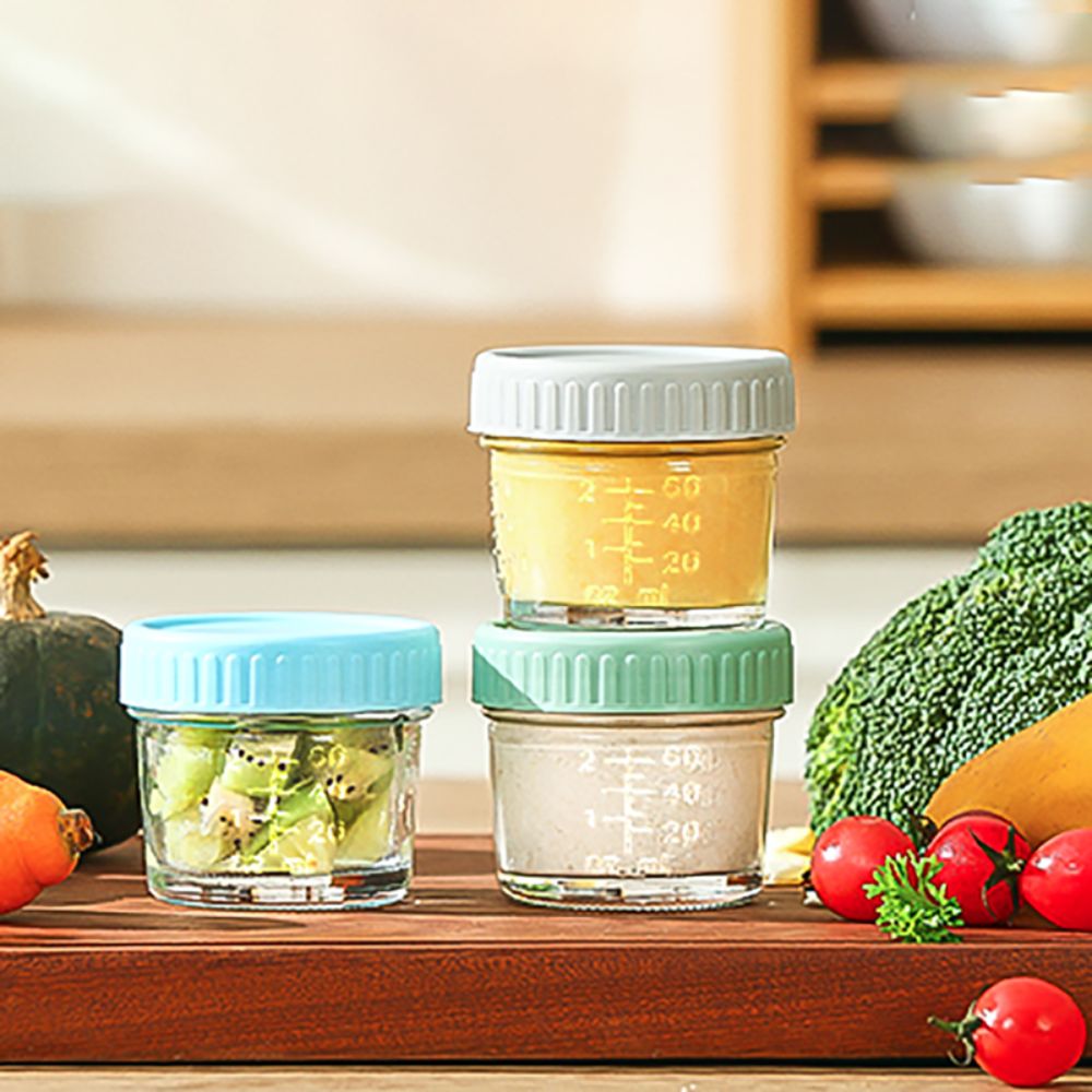 6pcs Multipurpose Glass Baby F - Baby Food Jars With Lids 评论和价格