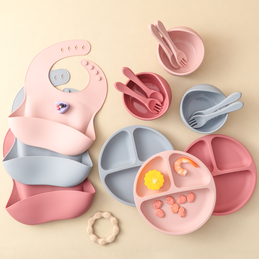 5Pcs Baby Silicone Feeding Set - Baby Food Grater 评论和价格