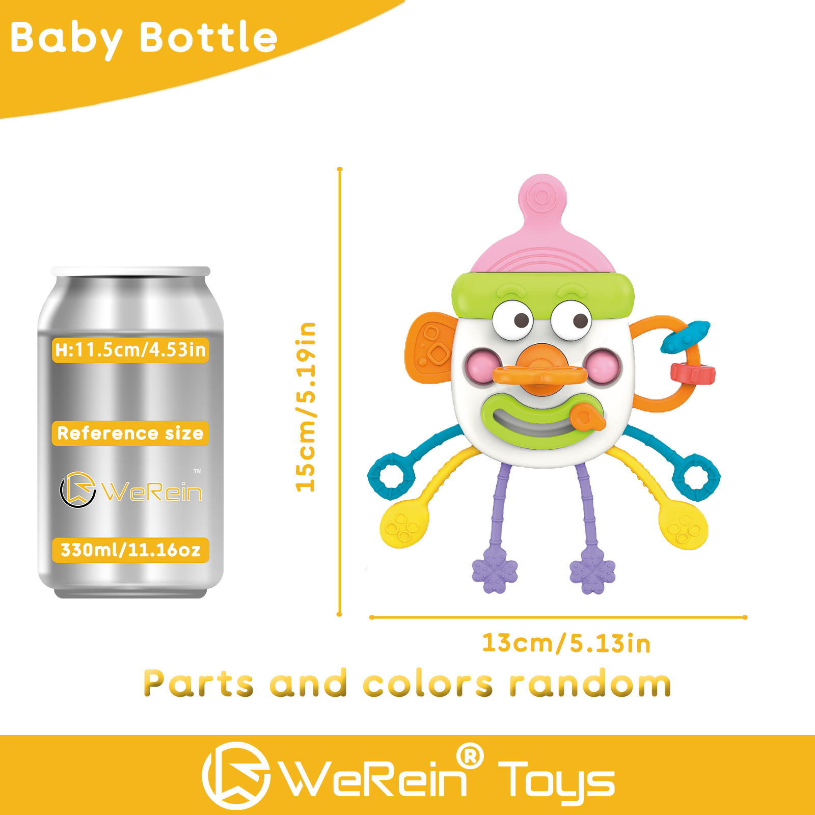 Cute Bottle Shaped Pull-out To - Baby Food Bottle 评论和价格