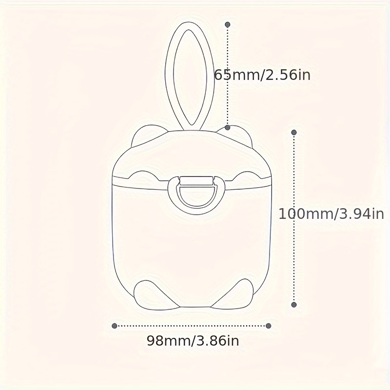 1pc Portable Four-Layer Milk P - Baby Food Nan 评论和价格