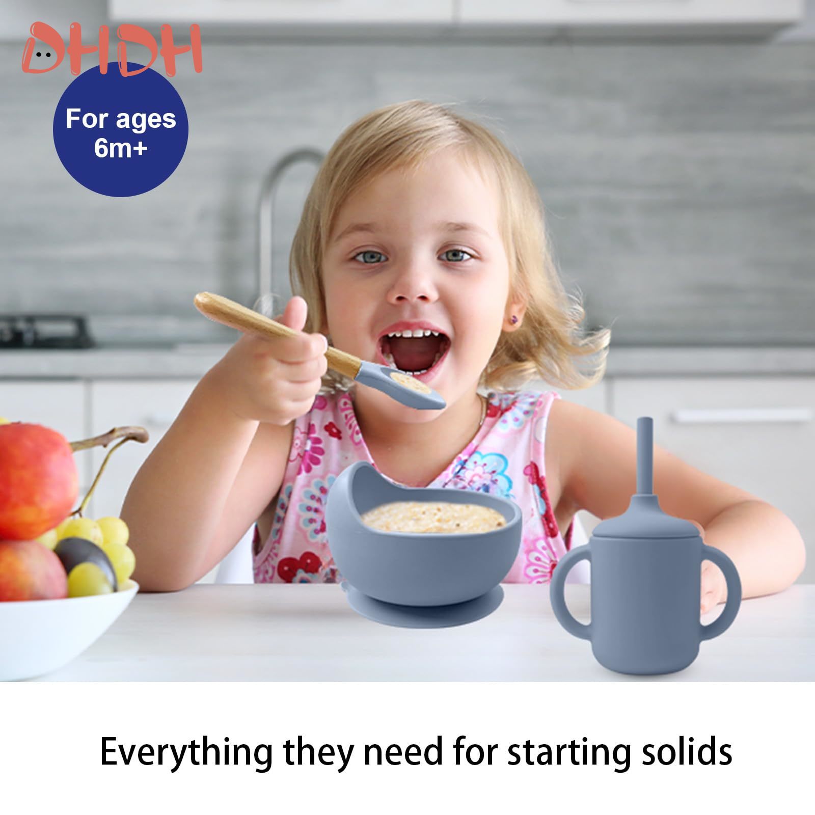 Silicone Baby Feeding Set Tabl - Baby Food Grater 评论和价格