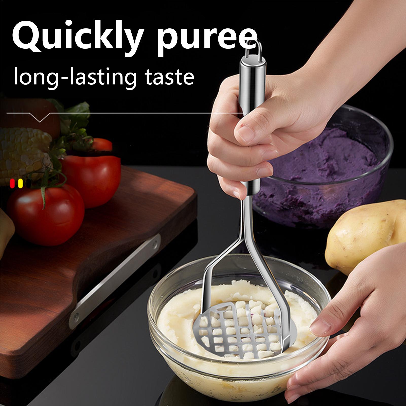 Stainless Steel Potato Masher  - Baby Food Grater 评论和价格