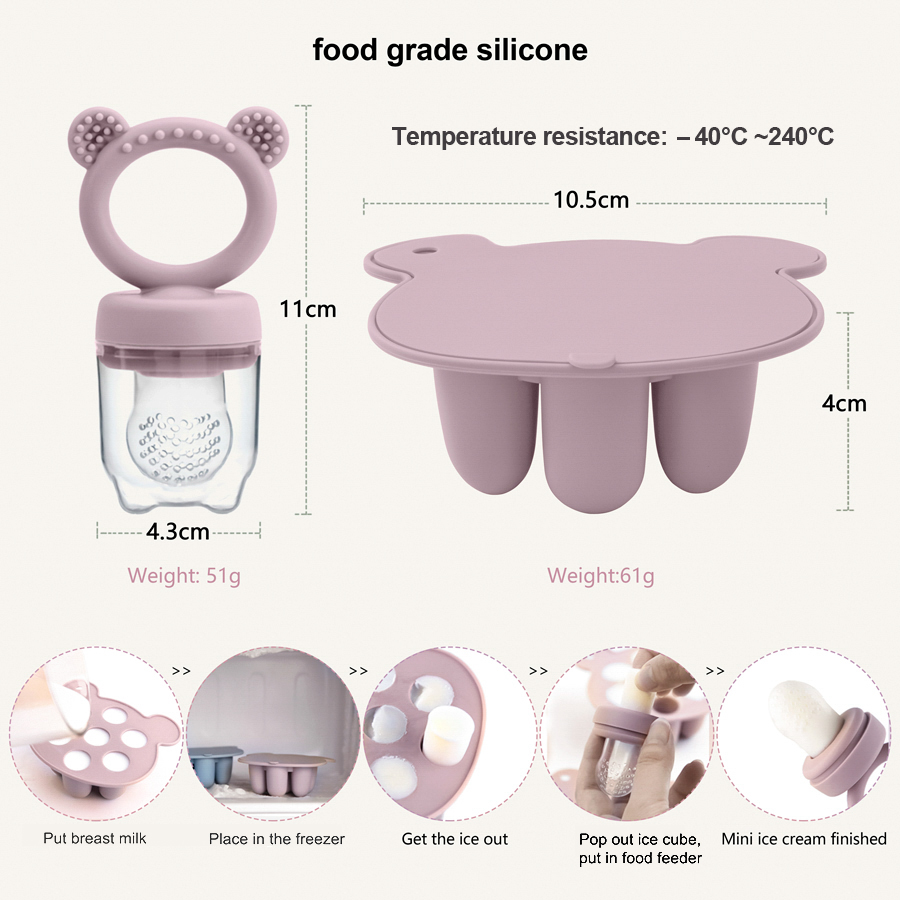 Baby Ice Cream Pops Silicone M - Baby Food Game 评论和价格