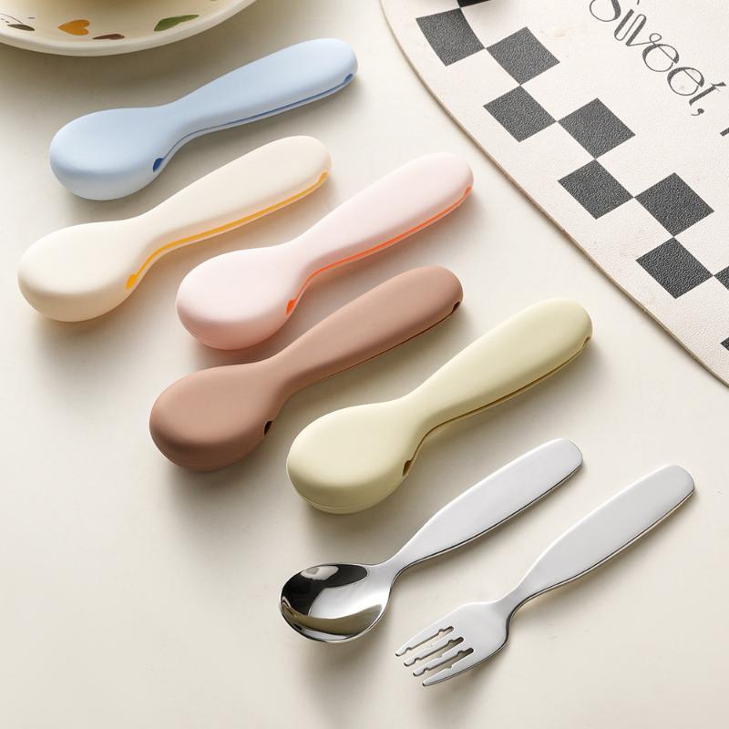 Stainless Steel Toddler Spoon  - Self Feed Spoon 评论和价格