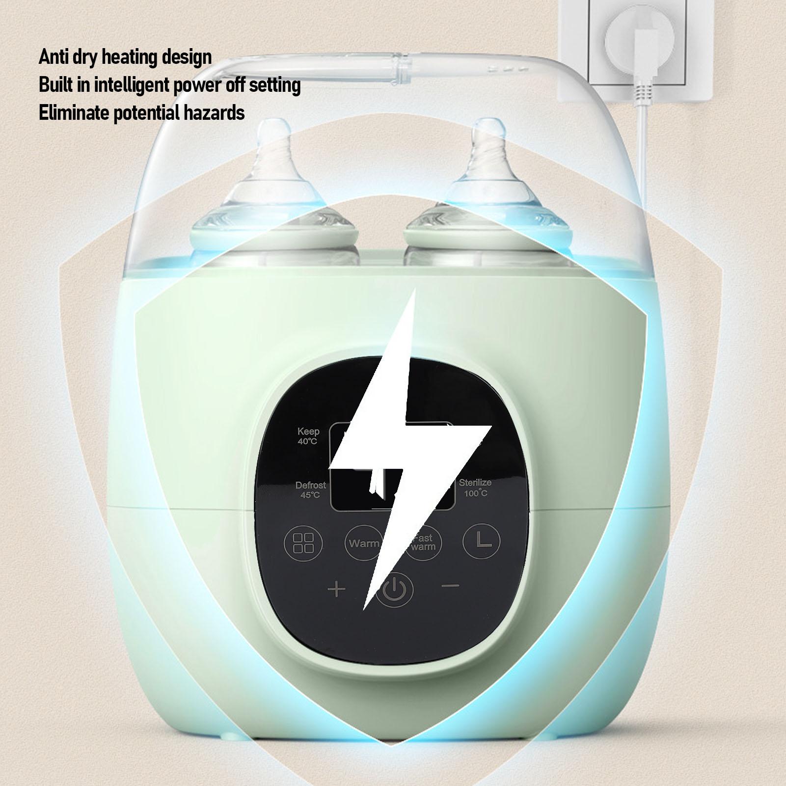 Baby Bottle Warmer 200W PP Mul - Baby Food Bottle 评论和价格