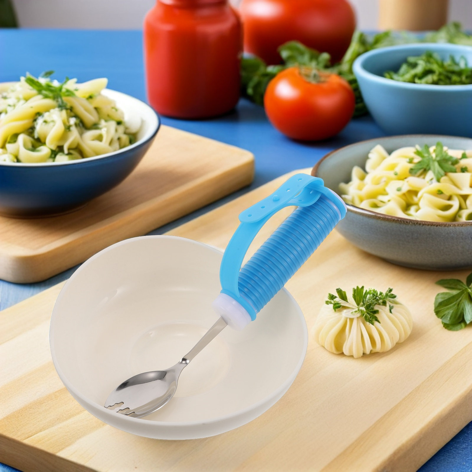 1 Set Adaptive Utensils Dinner - Self Feed Spoon 评论和价格