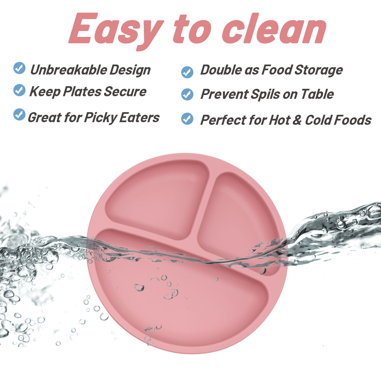 Food grade silicone split plat - Baby Food Grater 评论和价格