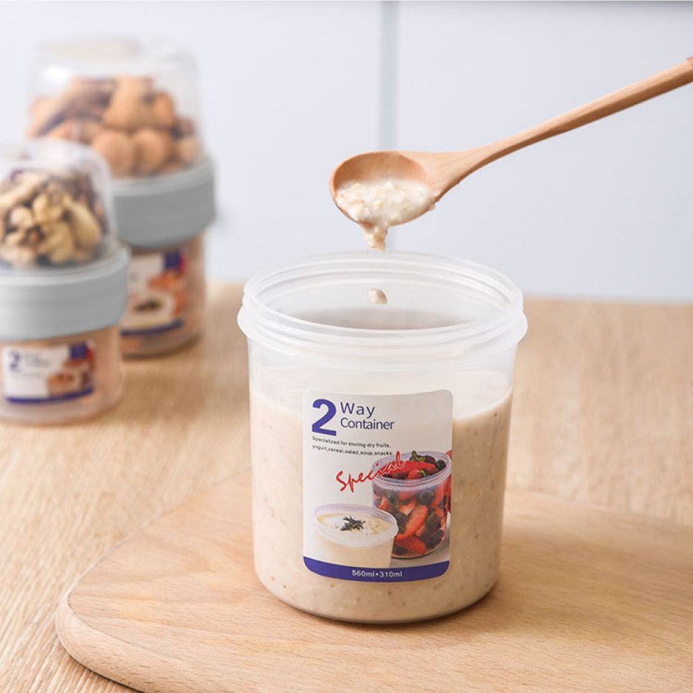 Double Layer Leakproof Food Ca - Baby Food Jars With Lids 评论和价格
