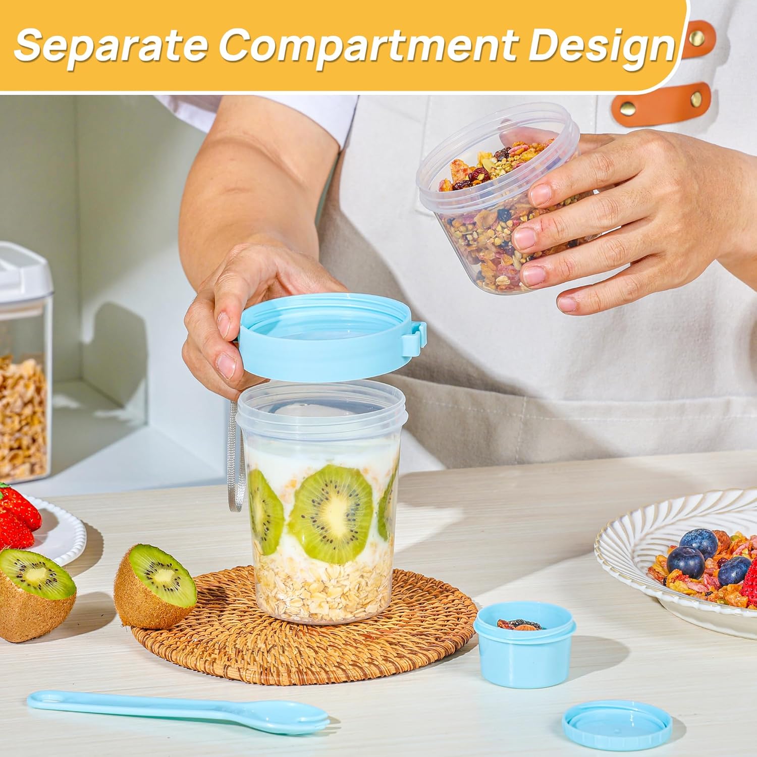 27oz Yogurt Parfait Salad Cups - Baby Food On The Go 评论和价格